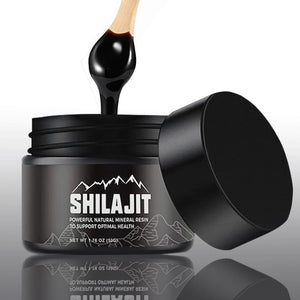 Shilajit 30G Ren Himalayansk Shilajit-harts med sked med 85+ spårmineraler och fulvosyra