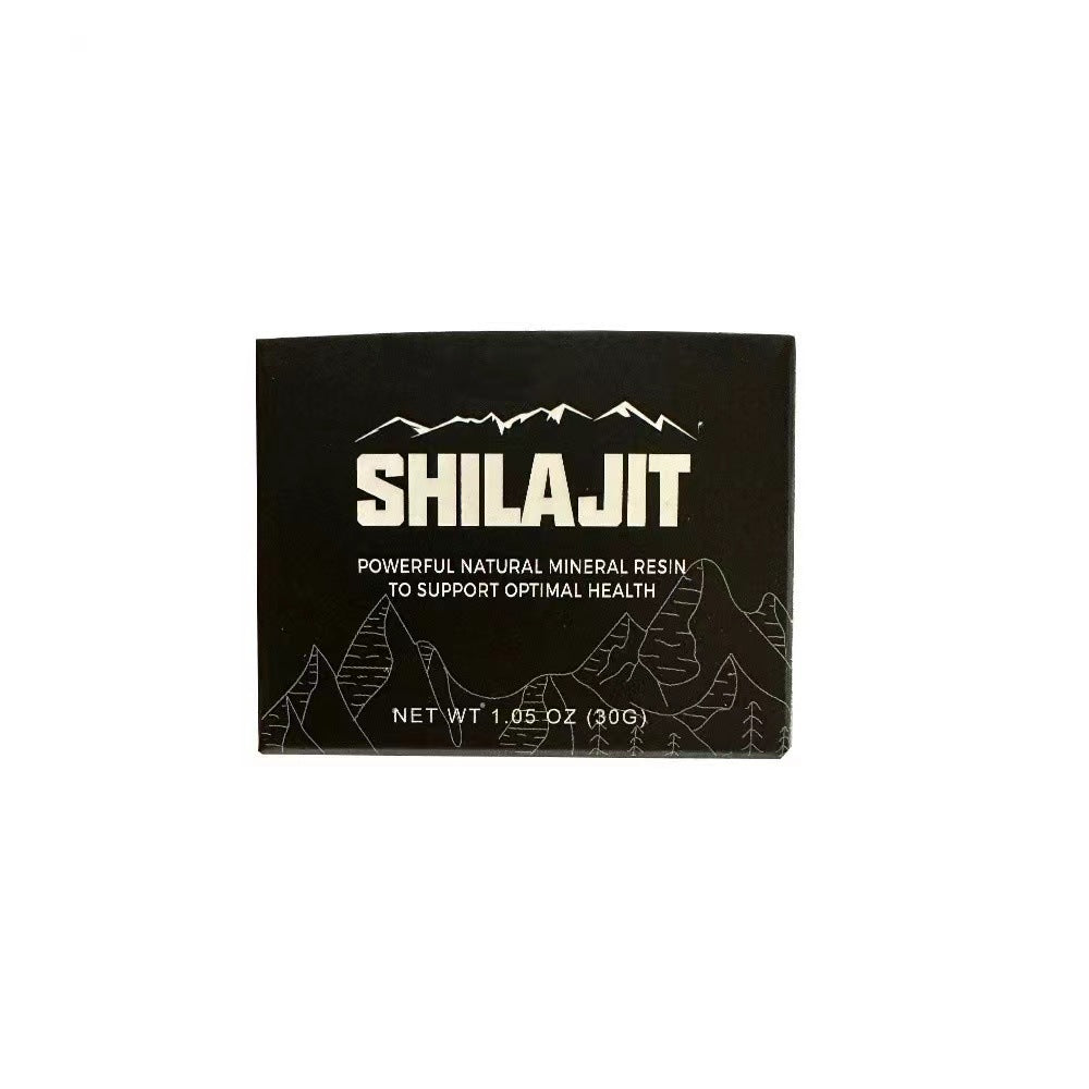 Shilajit 30G Ren Himalayansk Shilajit-harts med sked med 85+ spårmineraler och fulvosyra